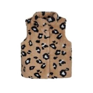 Epic Threads Little Girls Leopard Faux Fur Vest,  girl’s fur vest, jacket top 5